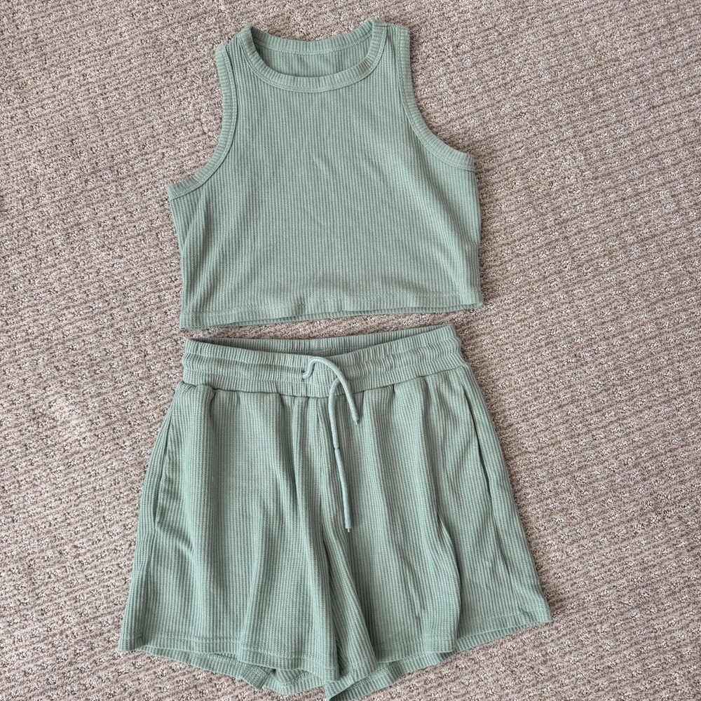 Green Two-Piece set